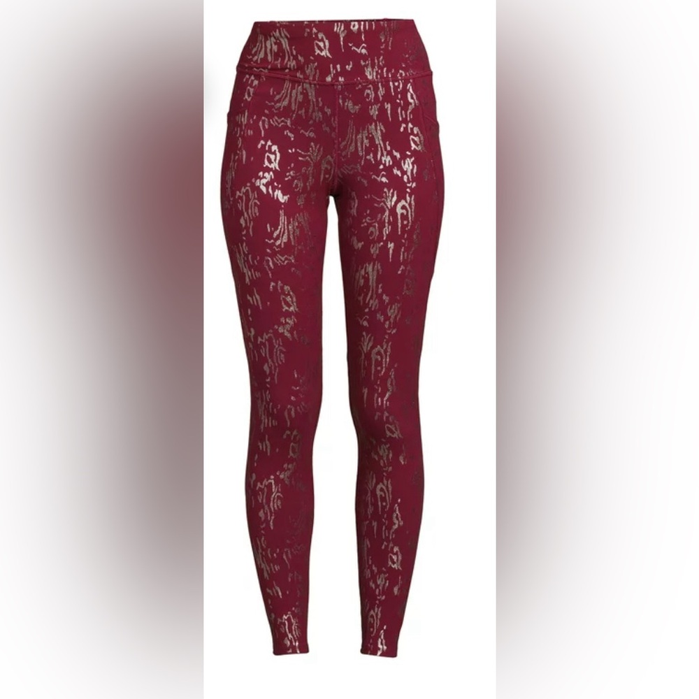 Avia Women's High Waist Legging With Side Pockets. Size large 12/14.